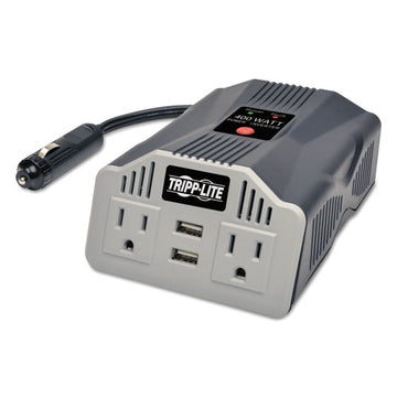 Tripp Lite Powerverter Ultra-compact Car Inverter, 400w, 2 Ac-2 Usb, 3.1a freeshipping - TVN Wholesale
